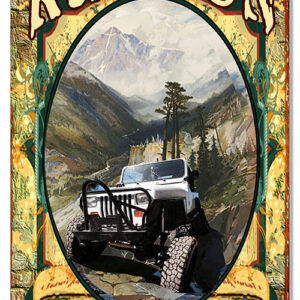 A Road Less Traveled Rubicon By Artist Phil Hamilton Reproduction12x18