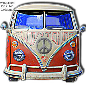 VW Bus Front Laser Cut Out Reproduction 14x15