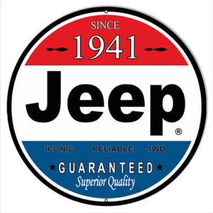1941 Jeep Reproduction Sign 14x14