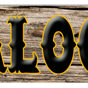 Saloon Bar Sign 6x18