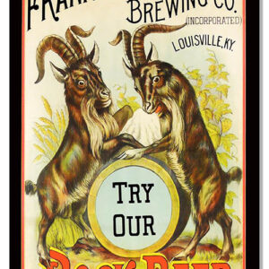 Bock Beer Nostalgic Frank Fehr Brewing Co., Bar Sign 12X18