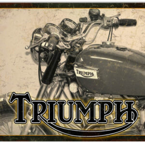 Reproduction Triumph Motorcycle Sign