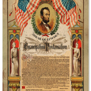 Abraham Lincoln Emancipation Proclamation Sign
