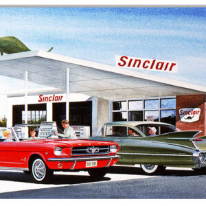 Sinclair Gas Station Reproduction Garage Sign By Jack Schmitt 12x18