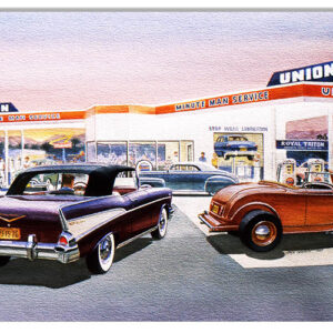 Union 76 Gas Station Reproduction Sign By Jack Schmitt 12x18