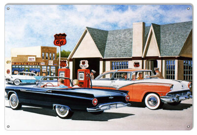 Phillips 66 Gas Station Reproduction Garage Sign By Jack Schmitt 12x18