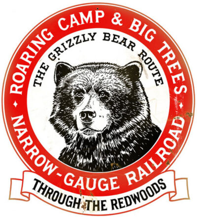 Reproduction Camp Grizzly Railroad Sign 12x12