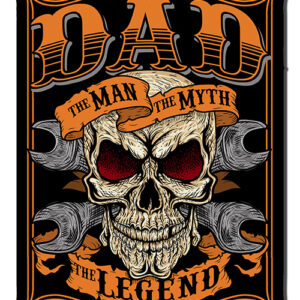 Dad The Man Cut Out Metal Sign By Steve McDonald 14x18