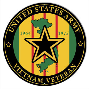 U.S.Army Vietnam Vet Military Metal Sign Rudy Edwards 30x30 Round