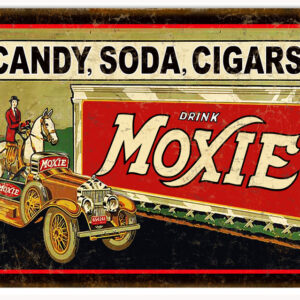 Moxie Soda Pop Drink Reproduction Nostalgic Metal Sign 18"x30"