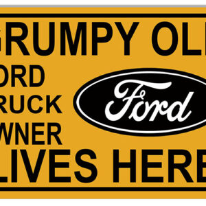 Grumpy Old For Owner Reproduction Garage Shop Metal Sign 18x30