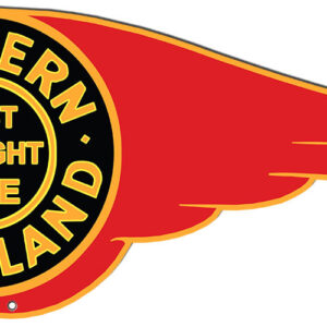 Western Maryland Cut Out Reproduction Railroad Metal Sign 7x14.7