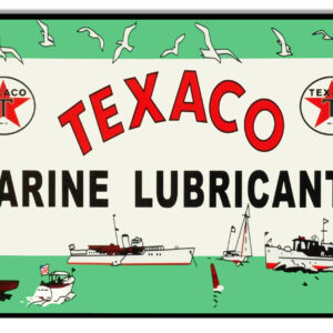 Texaco Maine Lubricants 9x12 .040 Aluminum Reproduction Garage Art Sign RVG1436