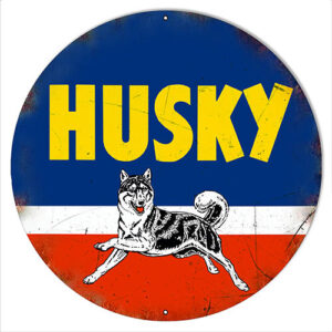Husky Motor Oil Gas  Metal Garage Art Metal Sign Repro Vintage Looking RVG1462