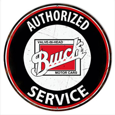 Authorized Buick Service Motor Oil  Metal Repro Distressed Garage Art Sign RVG1467 Available In Four Sizes
