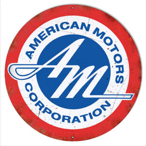 American Motors Corp. Reproduction Motor Oil Metal Sign Round  RVG1471 RVG1470 Available In 4 Sizes
