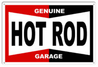 Genuine Hot Rod Garage Reproduction Metal Sign 12x18 L XL Garage Art  RVG1510