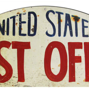 United States Post Office Vintage Looking Repro'd. Metal Cut Out Sign 23.5x10.5 RVG1526S