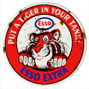Esso Extra Put A Tiger In Your Tank Vintage Reproduction Metal Sign