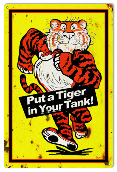 Esso Put A Tiger In Your Tank Vintage Reproduction Metal Sign
