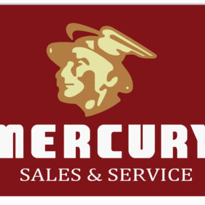 Mercury Automobile Reproduction Garage Shop Metal Sign 18"x30"