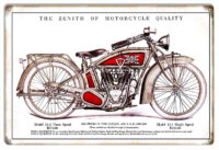 Excelsior Motorcycles Reproduction Metal Sign