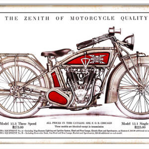 Excelsior Motorcycles Reproduction Metal Sign