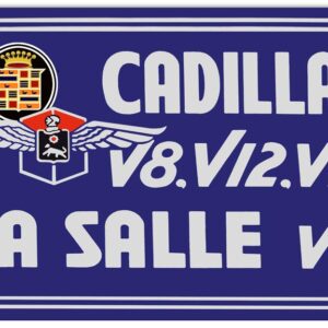 Cadillac La Salle Car Reproduction Garage Shop Metal Sign 18"x30"