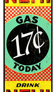 Ice Cold NEHI Reproduction Gas Station Metal Sign 12x36
