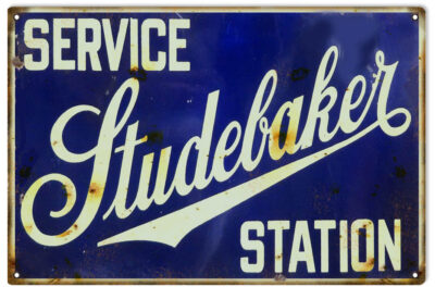 Studebaker Gas Station Reproduction Garage Shop Metal Sign 18"x30"