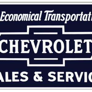 Chevrolet Car Service Reproduction Garage Shop Metal  Sign 18"x30"