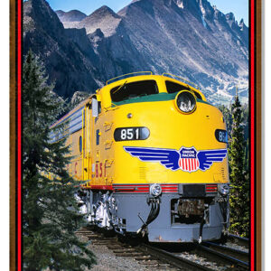 Union Pacific Railroad Rocky Mountain National Park Metal Sign