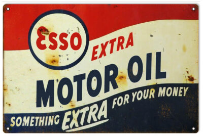 ESSO Motor Oil Reproduction Garage Shop Man Cave Metal Sign 18"x30"
