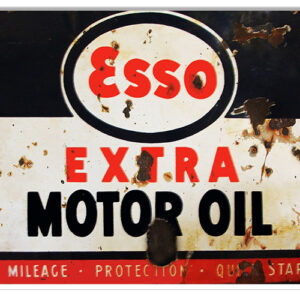 ESSO Extra Motor Oil Reproduction Gas Station Metal Sign 18"x30"