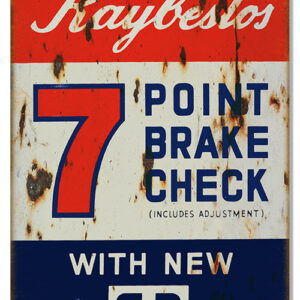 Raybestos Gas Station Reproduction Garage Art Metal Sign 18"x30"