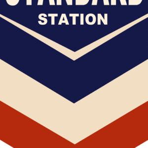 Standard Oil Service Station Reproduction Metal Sign 12x18 RVG2340