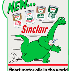 Sinclair Motor Oil Laser Cut Out 24x17.5