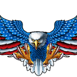 Majestic American Eagle Metal Cut Out 24x13