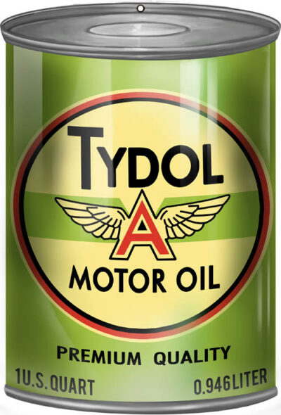 Tydol Quality Motor Oil Can Reproduction Garage Art Metal Sign 12"x18"