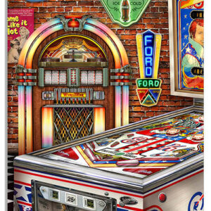 Classic Americana Metal Sign by Artist Michael Fishel 12x18