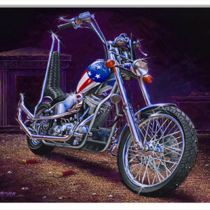 American Chopper Metal Sign By Eric Herrmann 12x18