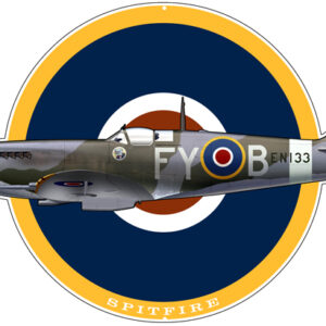 Airplane Spitfire Laser Cut Out Sign By Steve McDonald 16x24