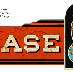 CASE Motor Oil Laser Cut Out Garage Art Metal Sign 16.5x27
