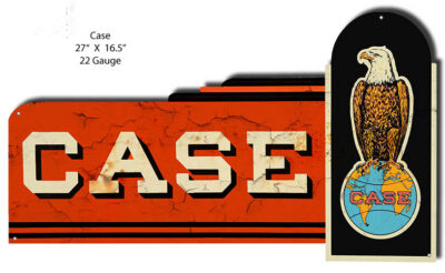 CASE Motor Oil Laser Cut Out Garage Art Metal Sign 16.5x27