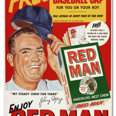 Red Man Cigarette Reproduction Cigar Metal Sign 12x18