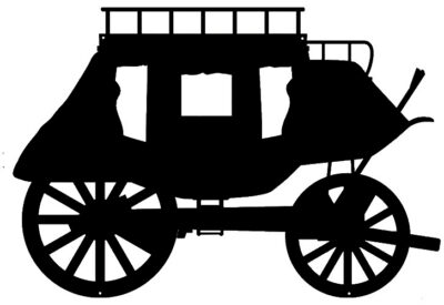 Wagon Laser Cut Out Wall Décor Silhouette Metal Sign 15.5x23.5