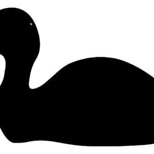 Duck Laser Cut Out Wall Décor Silhouette Metal Sign