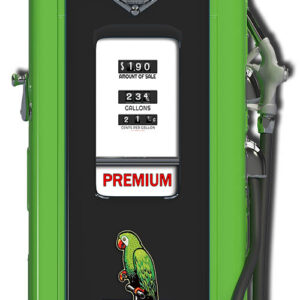 Gas Pump Polly Laser Cut Out Garage Art Metal Sign