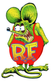 Rat Fink Metal Cut Out 3 Sizes Licensed Product