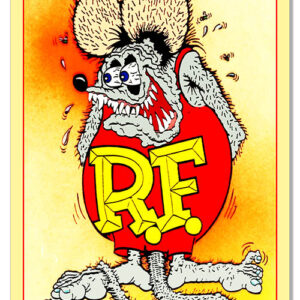 Rat Fink metal sign by artist Ed "Big Daddy" Roth
